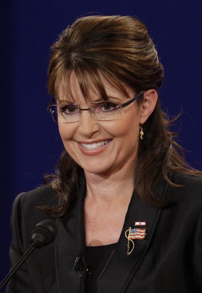 Palin (Ron Edmonds / The Spokesman-Review)