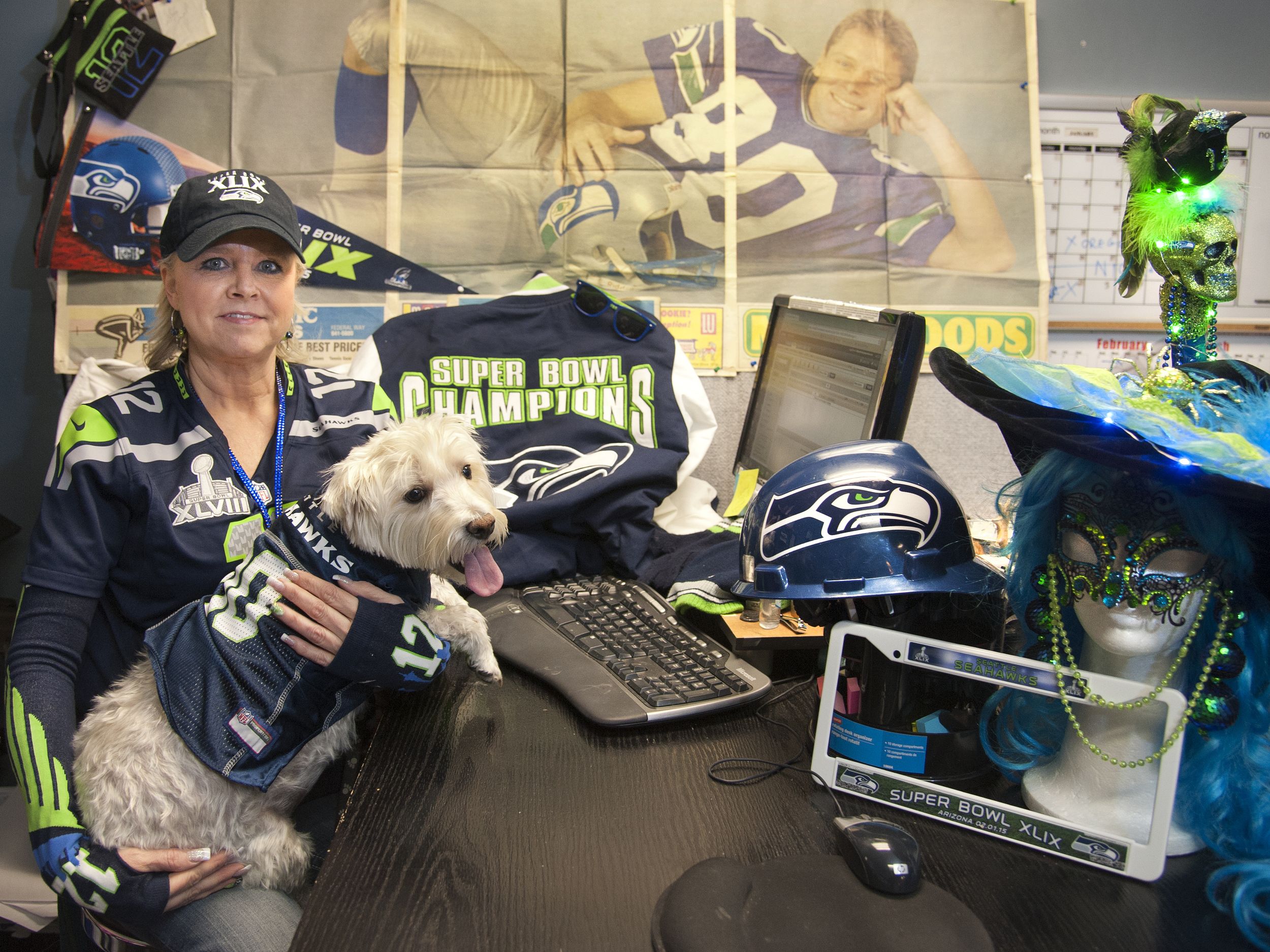 Seahawks Superfans: Mr. and Mrs. Seahawk