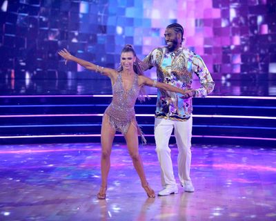Daniella Karagach and Iman Shumpert are the winners of “Dancing With the Stars” season 30 on ABC.  (Eric McCandless/ABC)