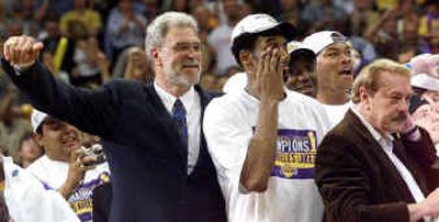 The Lakers, who have already lost coach Phil Jackson and are expected to trade Shaquille O'Neal to Miami, are waiting to hear if Kobe Bryant will re-sign with the team.
(AP / The Spokesman-Review)
