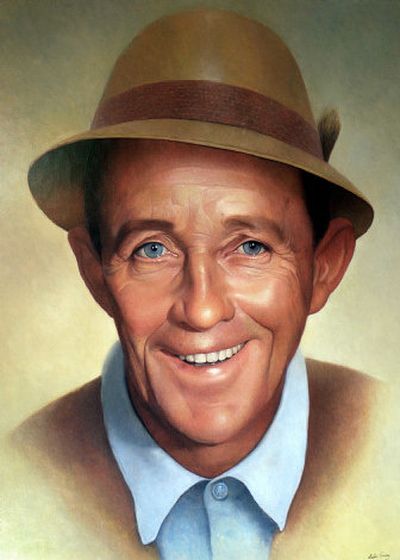 
A 1966 oil painting of Bing Crosby by Leslie Emery. 
 (Associated Press / The Spokesman-Review)