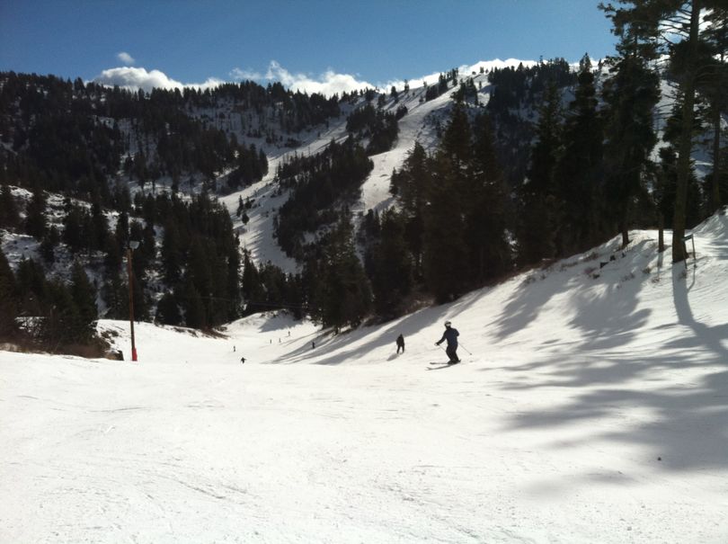 Bogus Basin ski area on Saturday (Betsy Russell)