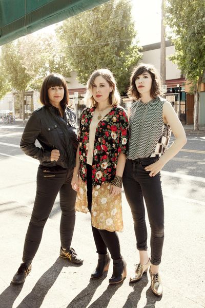 Sleater-Kinney – Carrie Brownstein, Corin Tucker and Janet Weiss – released “No Cities to Love” in 2015. (Brigitte Sire)