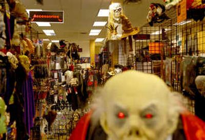 
Halloween Express joins a long line of seasonal Halloween stores in the Spokane area. 
 (Brian Plonka / The Spokesman-Review)