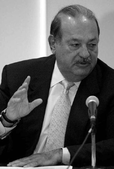 
Carlos Slim, the world's third-richest man, speaks during a news conference Monday in Mexico City. 
 (Associated Press / The Spokesman-Review)