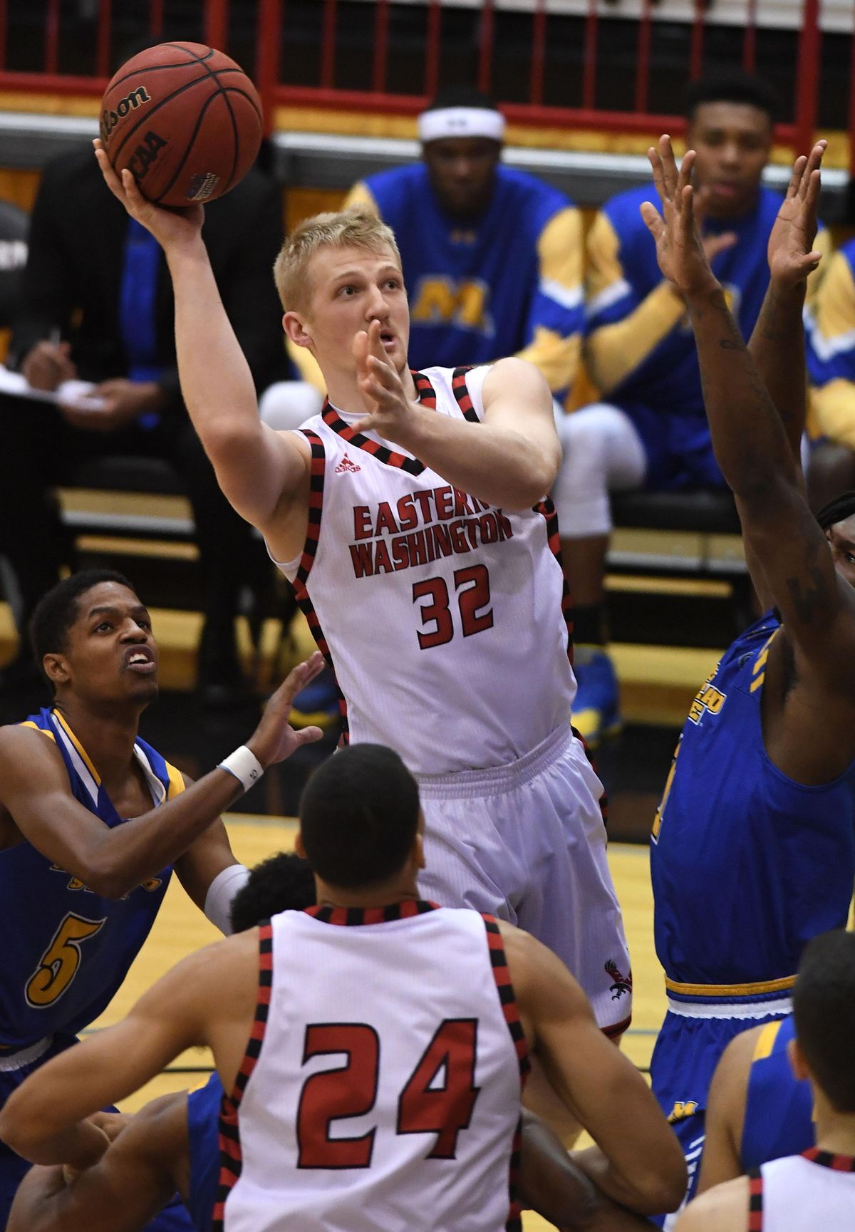 Next year, Eastern Washington will look to put the ball in Bogdan Bliznyuk’s hands. (Colin Mulvany / The Spokesman-Review)