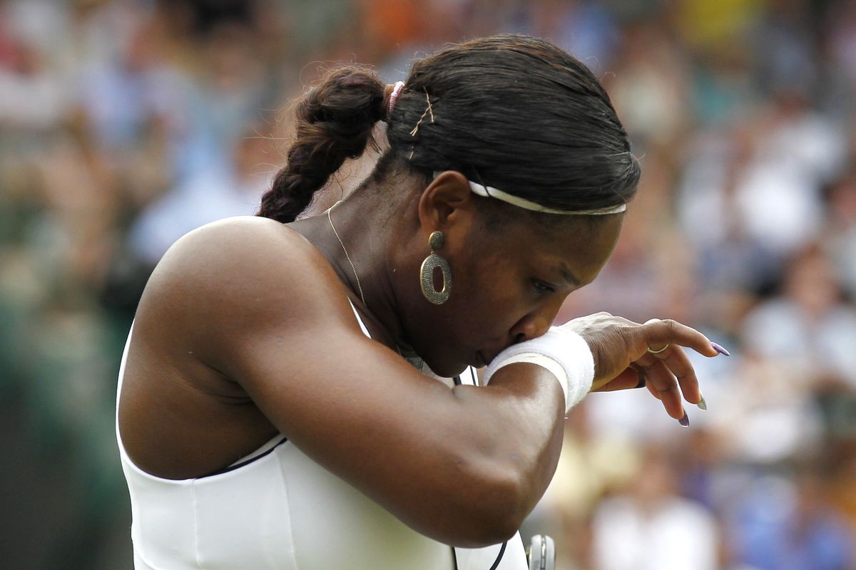 American Serena Williams won’t add 2010 Wimbledon to her 13 Grand Slam women’s singles titles. (Associated Press)