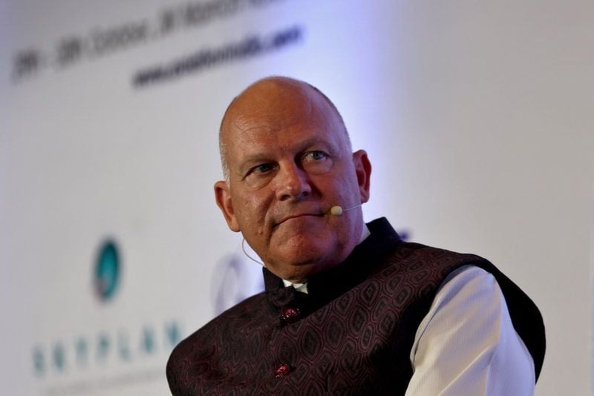 Air India CEO Campbell Wilson attends the Aviation India & South Asia Summit & Exhibition 2025 in New Delhi, India, October 29, 2025.   (Bhawika Chhabra/Reuters)