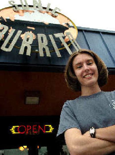 
Massie poses in front of her restaurant.  
 (The Spokesman-Review)