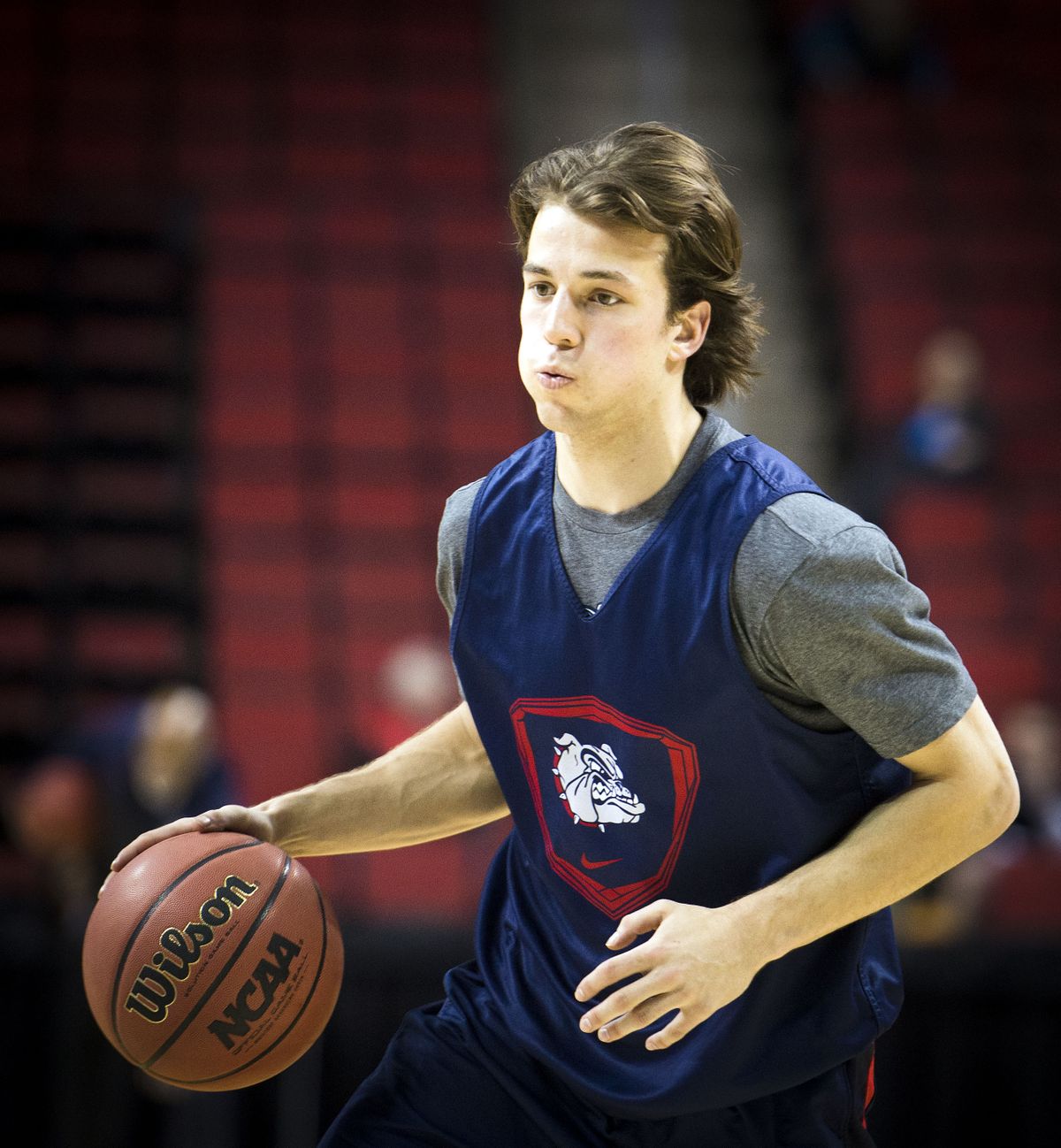 Gonzaga guard Kevin Pangos said the Bulldogs want to push the tempo. (Colin Mulvany)