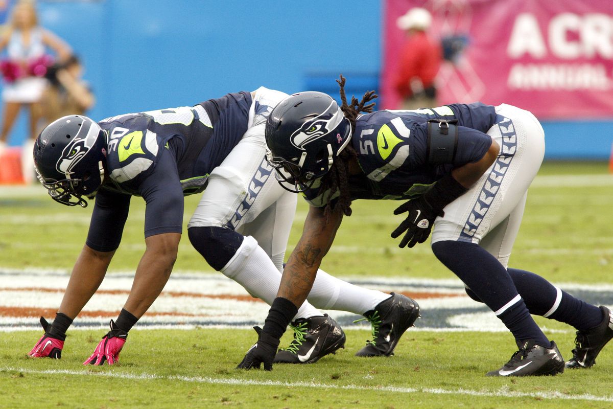 Seahawks defensive lineman Jason Jones, left, was placed on IR on Thursday. (Associated Press)