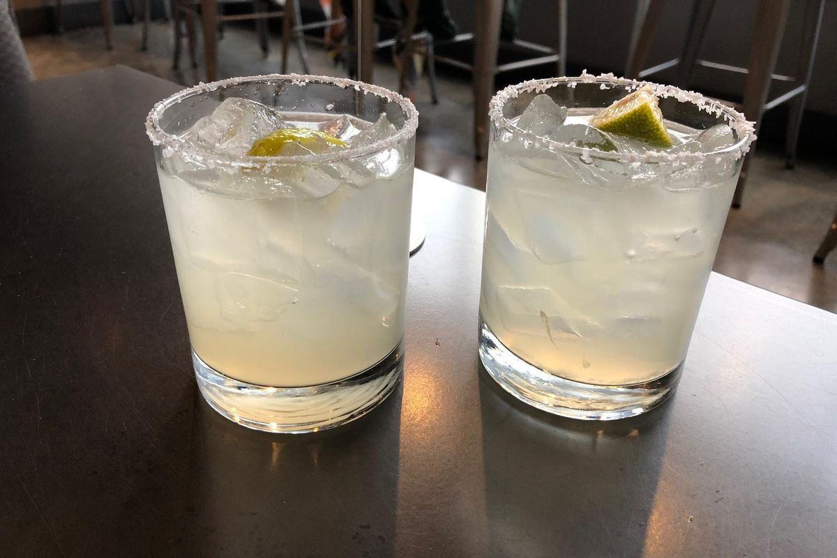Margaritas at Cochinito Taqueria in downtown Spokane on Tuesday. (Don  Chareunsy / The Spokesman-Review)