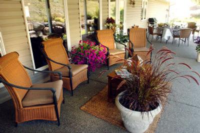 
The Repp's home features three distinct seating areas for entertaining.  
 (The Spokesman-Review)