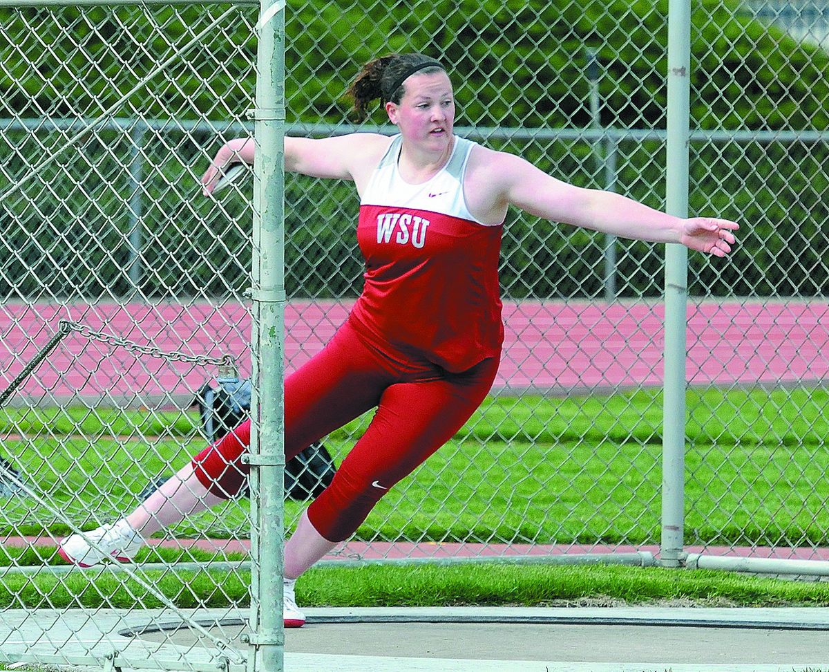 West Valley High Schoool graduate and former state Class 2A discus champion Ashley Kenney now attends Washington State University.