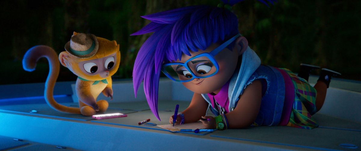 "Vivo" features the voices of Lin-Manuel Miranda and Ynairaly Simo.  (SPAI/Netflix)