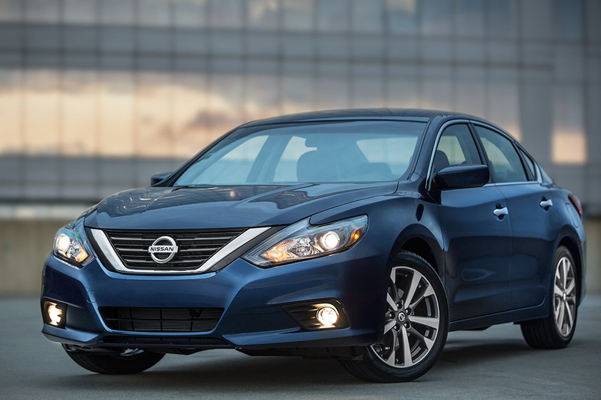 Altima gets a significant facelift for 2016. A sporty new SR trim debuts and the top-level SL trim ($29,405), acquires a slate of optional driver-assist technologies. (Nissan)