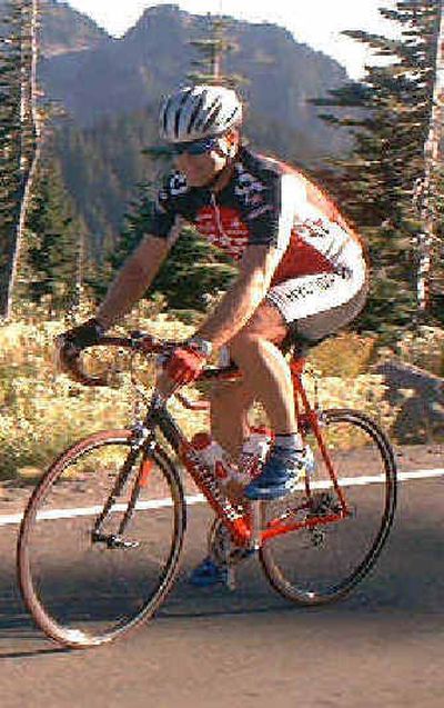 
Mark Buescher of Spokane, shown in this photo from a previous Tour of the Swan River Valley, plans to ride in the event next weekend for the 30th consecutive year, giving him the record for the most participation in the annual two-day bike ride out of Missoula. 
 (Photo courtesy of Mark Buescher / The Spokesman-Review)