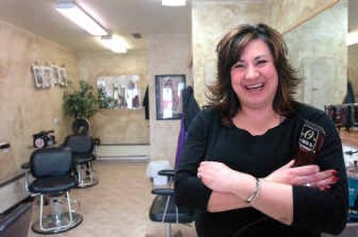 
Selina Guerra has opened Hombre's Salon in Post Falls. 
 (Jesse Tinsley / The Spokesman-Review)