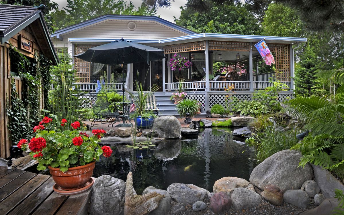 The Inland Empire Water Garden and Koi Society Pond Tour will feature the backyard water feature of Spokane’s Paul and Betty Fisher. (Christopher Anderson / The Spokesman-Review)