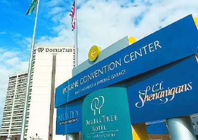 
The Doubletree Hotel is NCAA-approved. 
 (Christopher Anderson / The Spokesman-Review)