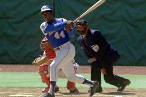 1974 Baseball Tweets on X: The 1973 Braves were the first MLB team with  three 40-HR hitters: Henry Aaron (40), Darrell Evans (41) and Davey Johnson  (43). Aaron and Evans aren't surprises