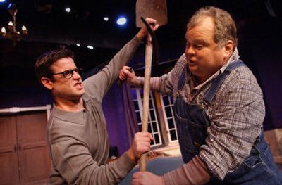 
David Rideout, left, and Ron Ford in Spokane Civic Theatre's 