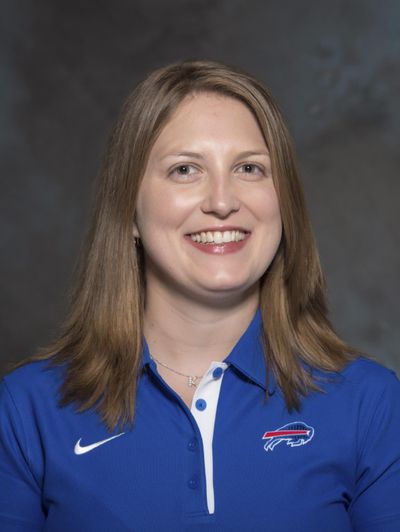 The Buffalo Bills promoted Kathryn Smith to be their special teams quality control coach, making her the first full-time female member of an NFL coaching staff. (Nflpv Ap)