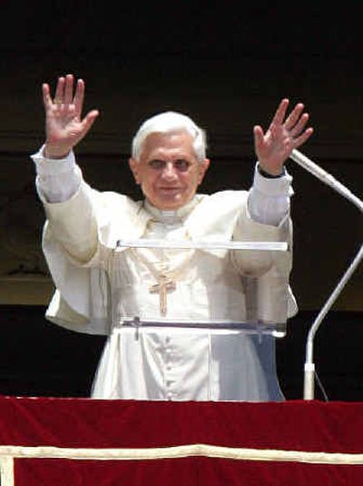 
Pope Benedict XVI
 (The Spokesman-Review)
