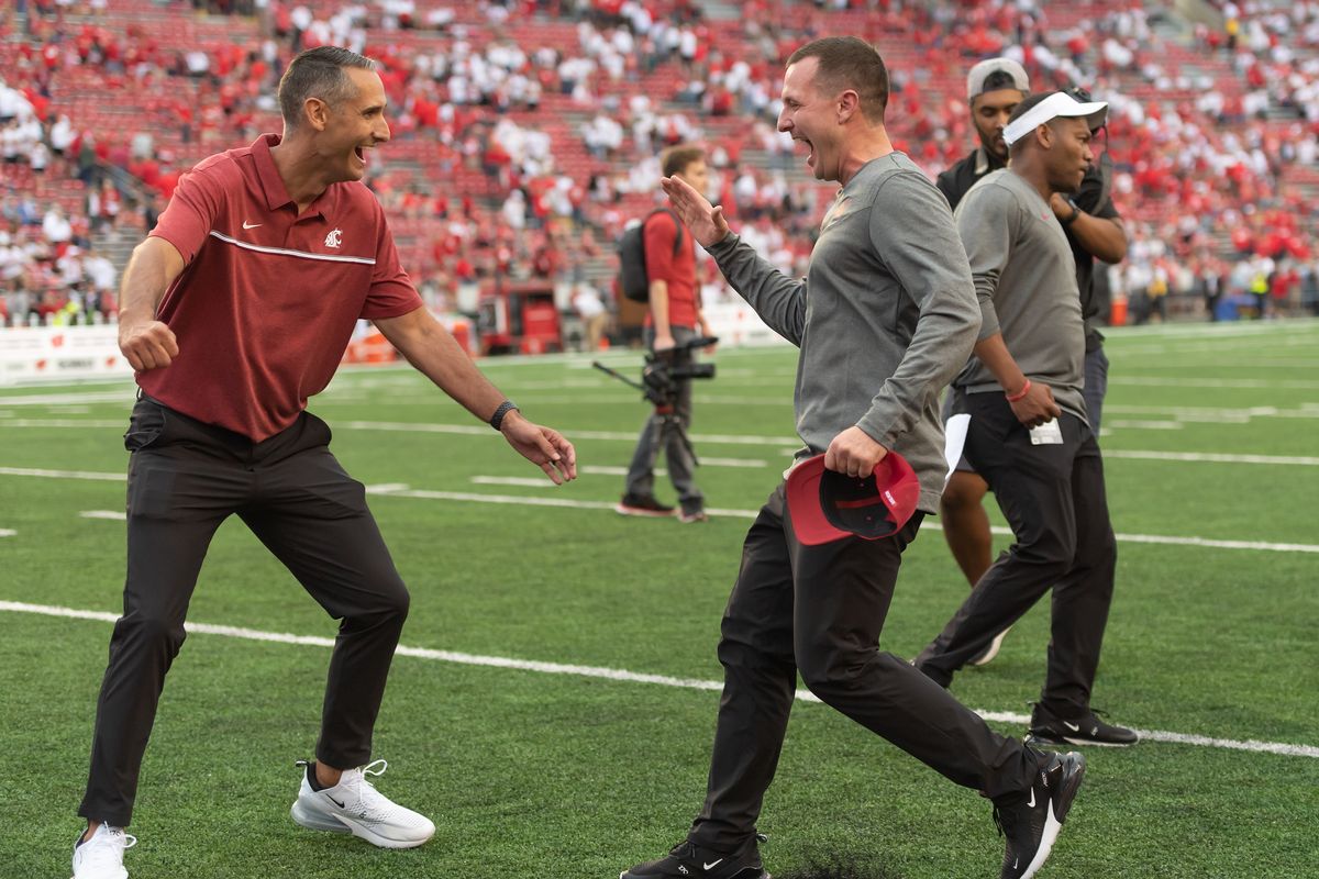 It's hard to put it into words': Washington State upsets No. 19 Wisconsin,  securing major accomplishment for Cougs' program and coach | The  Spokesman-Review