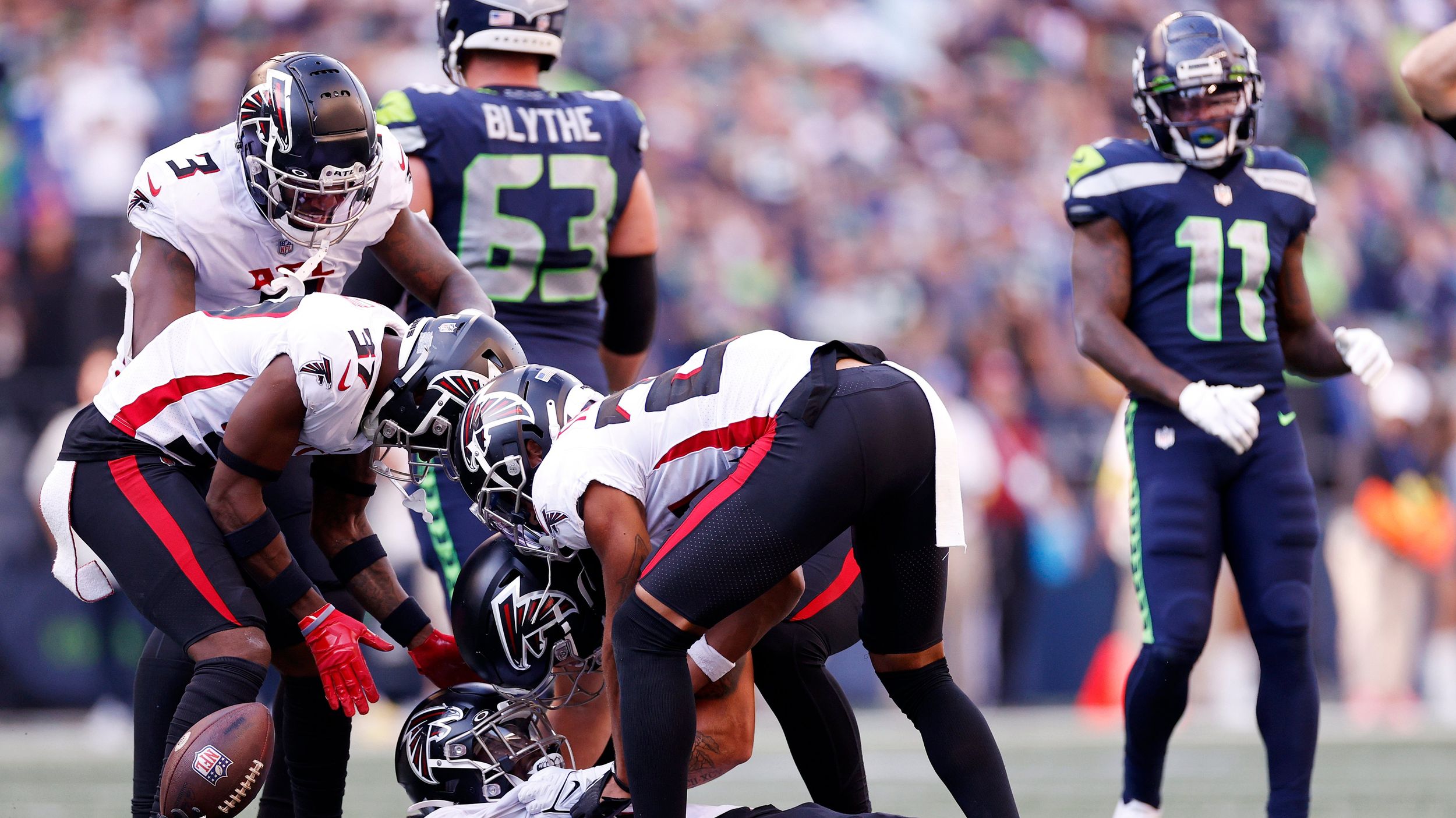 Seahawks stumble as Falcons claim first win of season