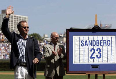 Sandberg fourth Cub to have number retired