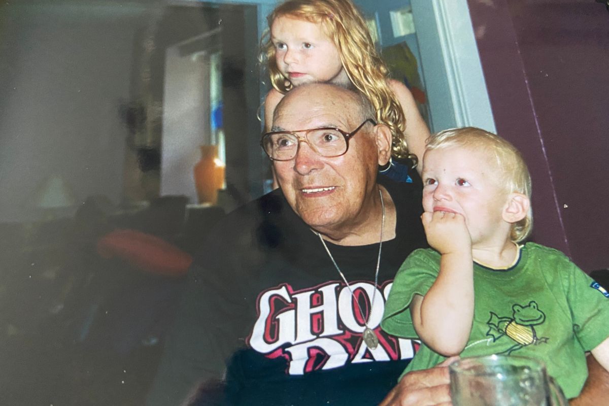 Edward J. Condran Jr. with his grandchildren Jillian Condran and Eddie Condran.  (Courtesy of Ed Condran)