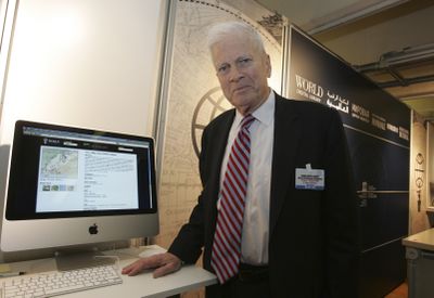 James H Billington, U.S. librarian of Congress, visits UNESCO headquarters for the launch of the World Digital Library in Paris on Tuesday. (Associated Press / The Spokesman-Review)