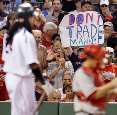 Friends say  Manny Ramirez wants $100 million contract.  (Associated Press / The Spokesman-Review)