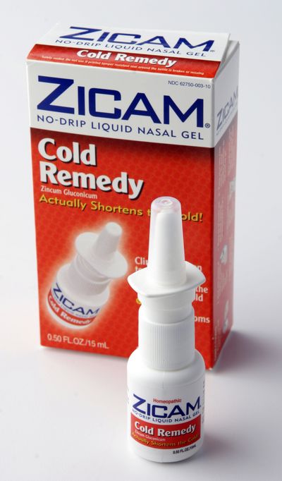 Many homeopathic medications are placed next to conventional over-the-counter drugs, making it hard for consumers to tell the difference. That’s the case with Zicam, one of the best-known homeopathic remedies. Washington Post (Washington Post / The Spokesman-Review)