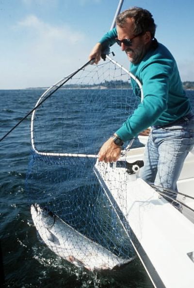Chinook salmon fishing in Willapa Bay. (Rich Landers)