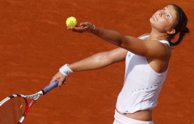 
Things are looking up for Dinara Safina after defeating Maria Sharapova in the fourth round of the French Open. Associated Press
 (Associated Press / The Spokesman-Review)