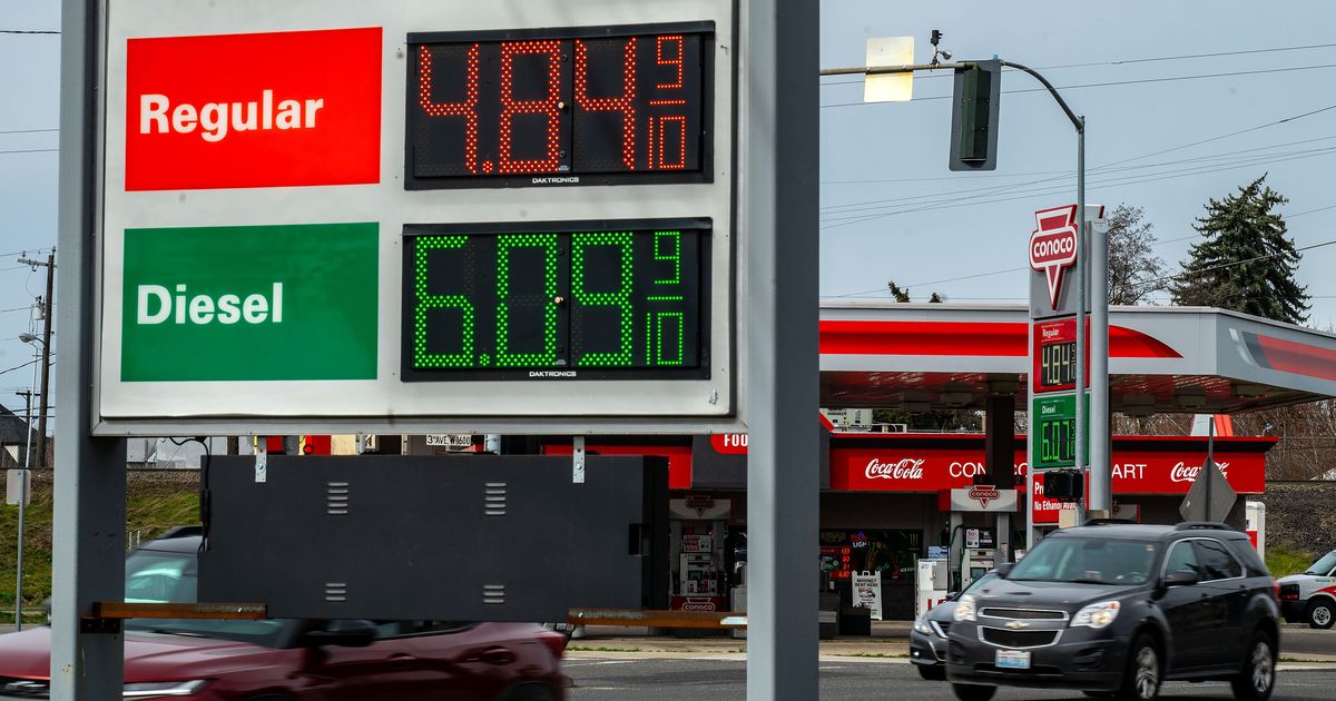‘Sort of a kick in the teeth’: Gas prices soar in Washington and Idaho amid Iran war