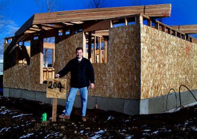 Realtor Todd Kavanagh, of the Post Falls Coldwell Banker office, is the volunteer coordinator for the Habitat for Humanity house at 204 Linda Way in Post Falls.
(Kathy Plonka / The Spokesman-Review)