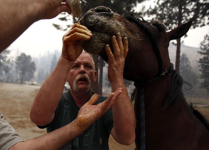 Damage unclear as wildfires sweep region The Spokesman