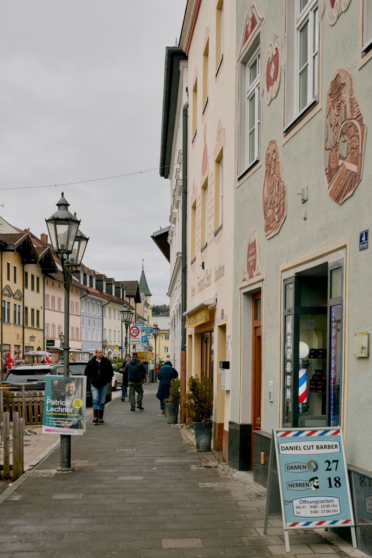 The city of Wolfratshausen, Germany, a gateway to the Bavarian Alps and potential customer for the geothermal power from a project under construction nearby, Feb. 6, 2026. The project in the foothills of the Alps uses a new geothermal technology that circulates its own water, through wells or loops around three miles deep, and brings heat from contact with underground rocks up to to the surface. (Roderick Aichinger/The New York Times)  (RODERICK AICHINGER)