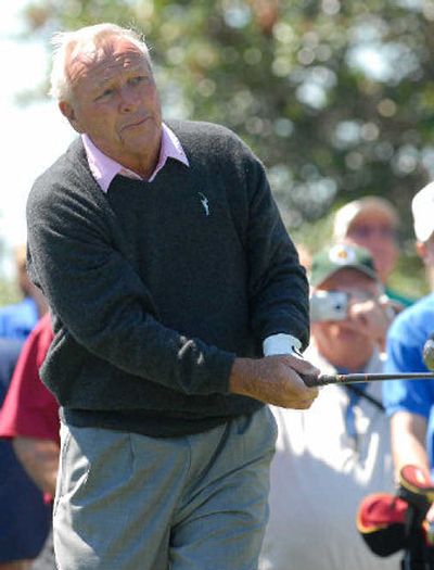 
Arnold Palmer doesn't expect to win again, but fans still flock to see him play. 
 (Associated Press / The Spokesman-Review)