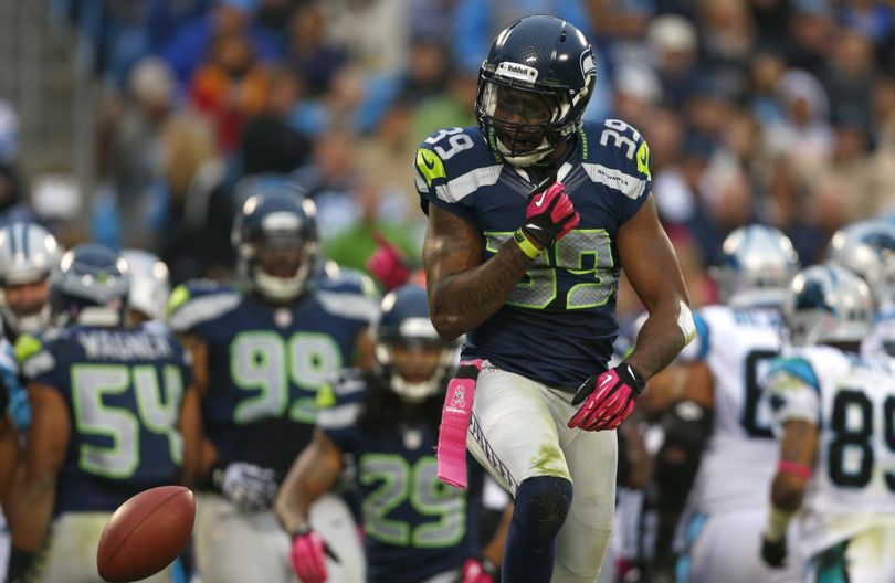 Brandon Browner, shown in 2012 game, will be back in a Seahawks uniform next season. (Bob Leverone / Associated Press)