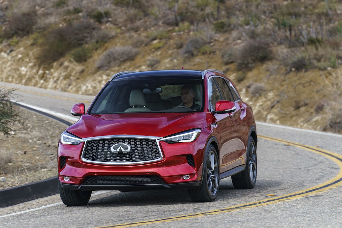 The QX50 is a good-looking piece, replete with all the bulges, character lines and contours that define a modern crossover. Even better is the cabin, where designers mix-and-match high-end materials, distinctive color palettes and just-so ergonomics. (Infiniti)