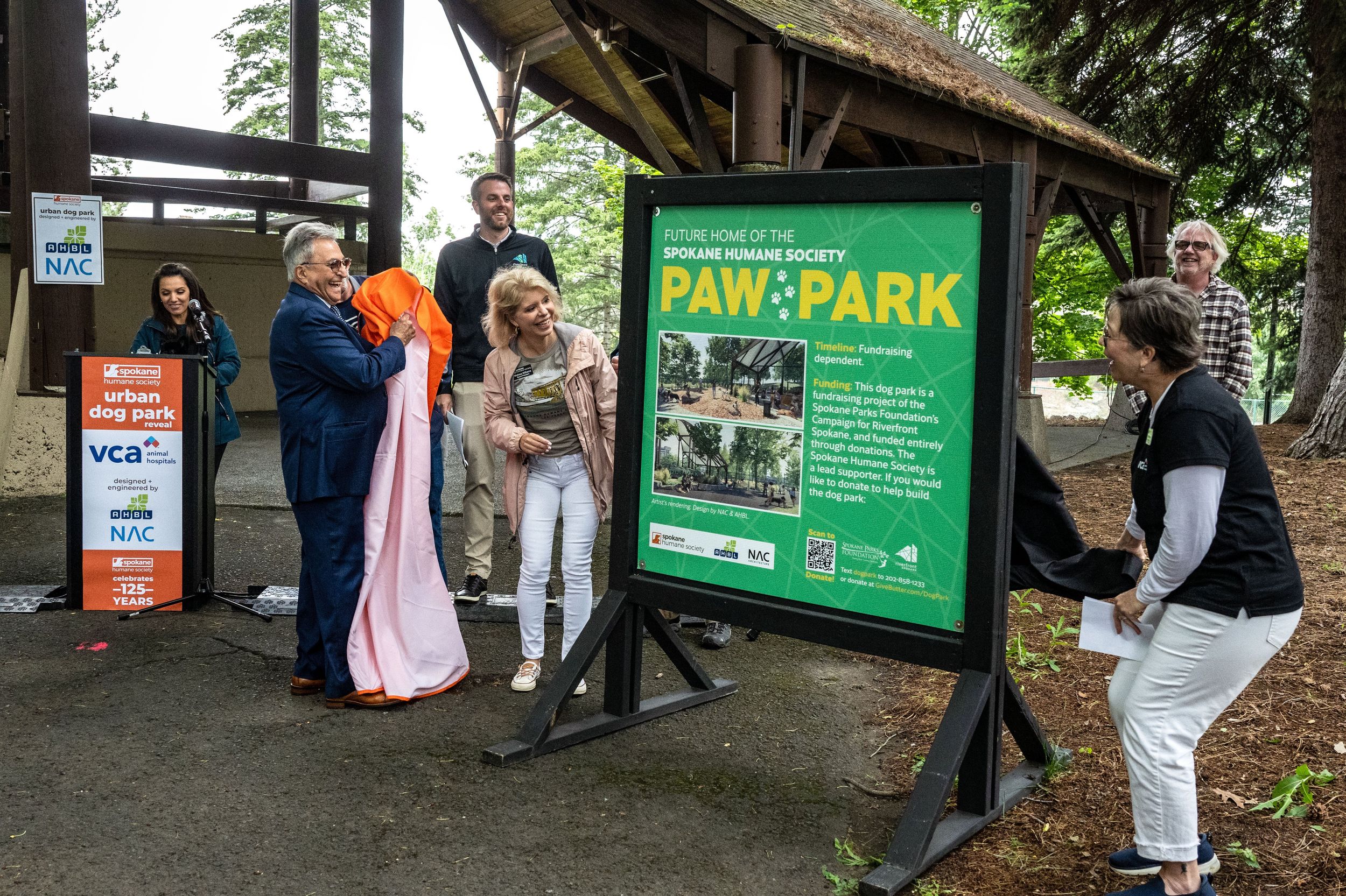 Riverfront dog park name revealed at Parade of Paws fundraiser Saturday