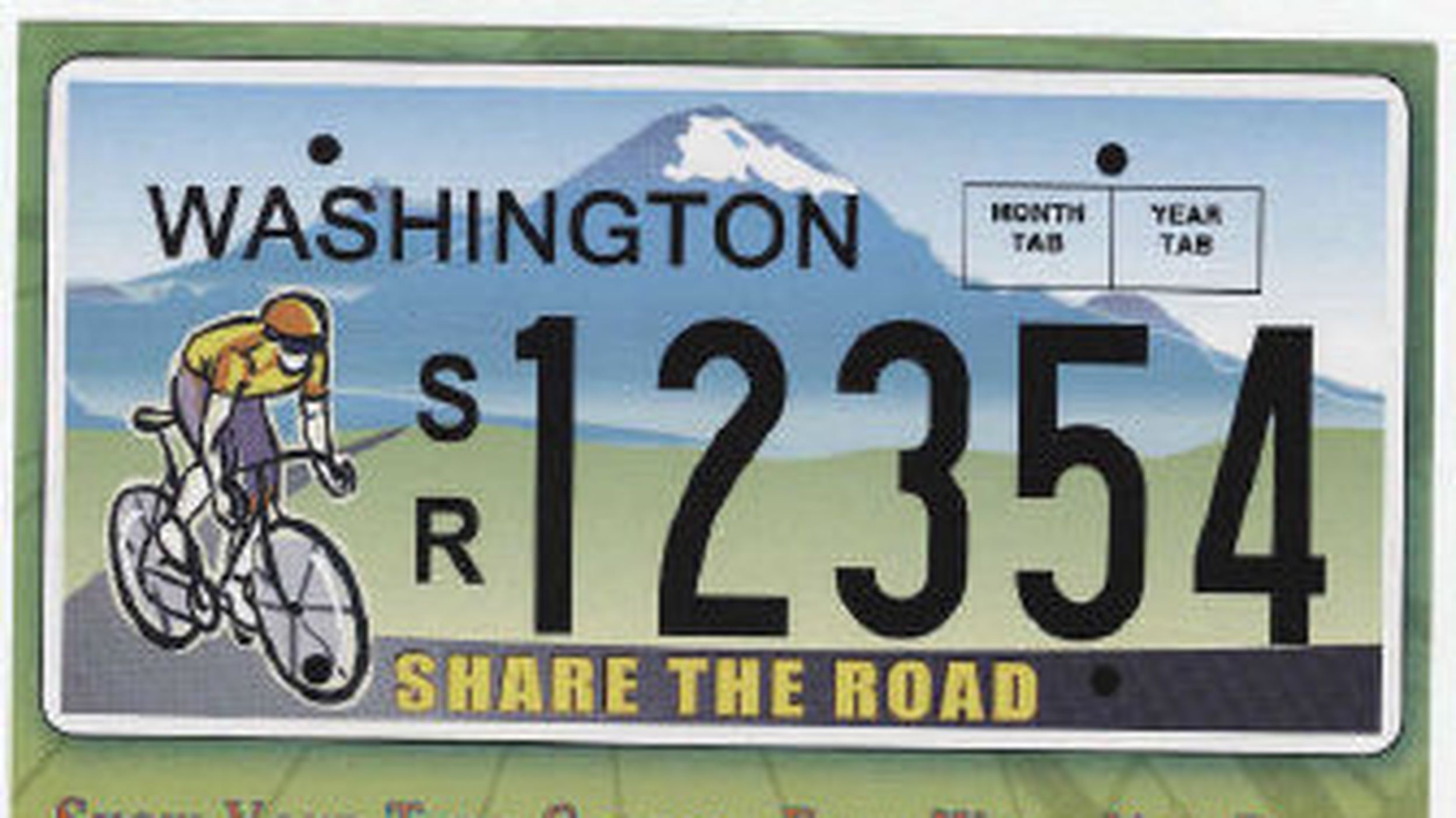 Washington License Plate Pick Your Plate 