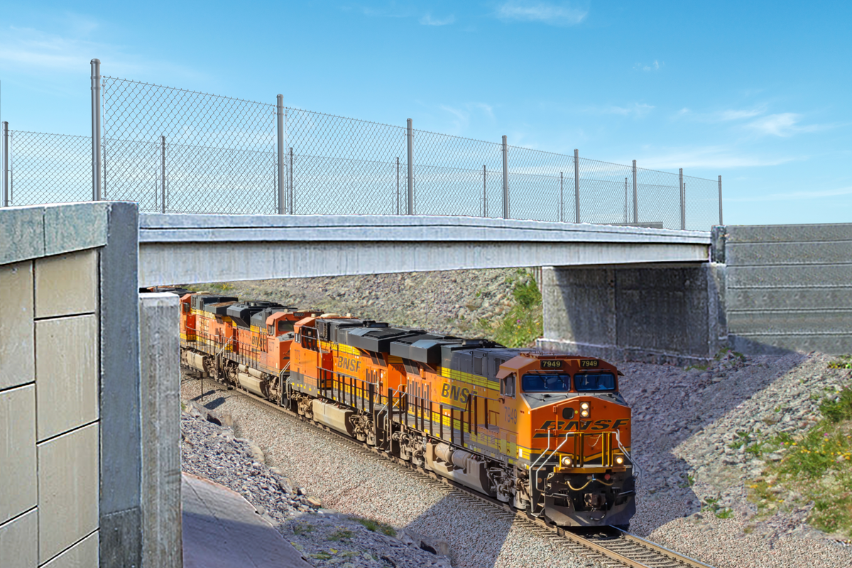 A rendering shows what the new Euclid Road Bridge over the BNSF tracks on the West Plains will look like when completed later this year.  (Courtesy Spokane County Public Works)