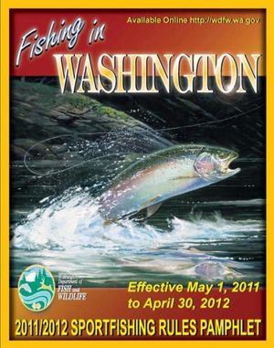 2011-2012 Washington Fishing Regulations Pamphlet from the Washington Department of Fish and Wildlife. (Courtesy photo)
