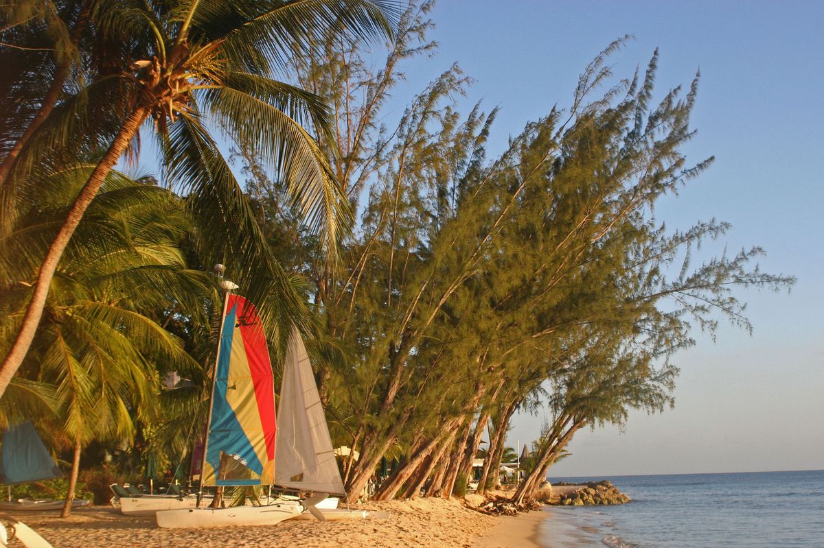 Sailboats rest along the shore at the Colony Club Resort on Barbados’ West Coast near Holetown last May. McClatchy-Tribune photos (McClatchy-Tribune photos / The Spokesman-Review)