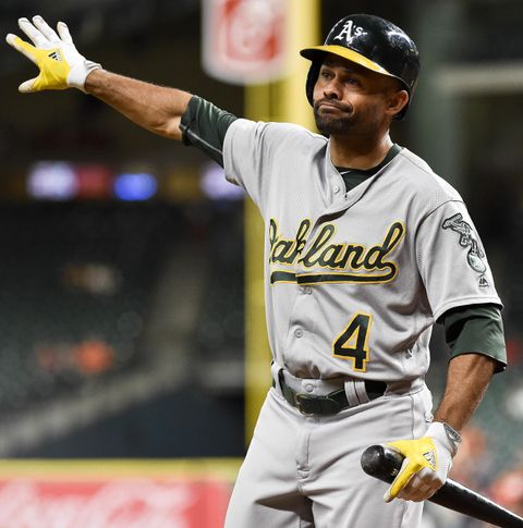 Oakland A's Coco Crisp (4) during a game against the Chicago White